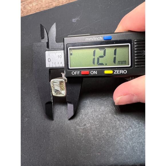 NEW Prasiolite Sterling silver ring 6.87 grams - Picture 7 of 16